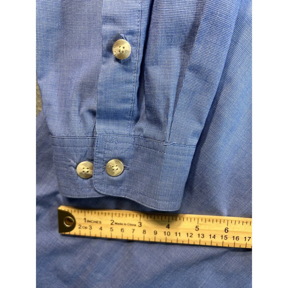 Men's EXOFFICIO Insect Shield Blue Long Sleeve Fishing Shirt Size XL - Picture 6 of 8